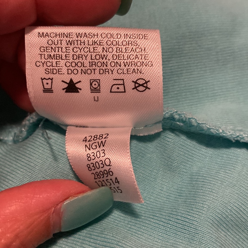 Hanna Andersson Cotton Blue Turquoise Tiered Ruffle Tank Dress Size US Size 10 - Picture 8 of 8